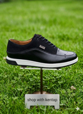 Men’s Premium Smart Casual Leather Shoes – Lightweight Office & Weekend Wea