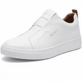 Men’s Premium Leather Slip-On Sneakers – Casual Luxury Comfort Shoes | Lightweight Fashion Walking Shoes for Men