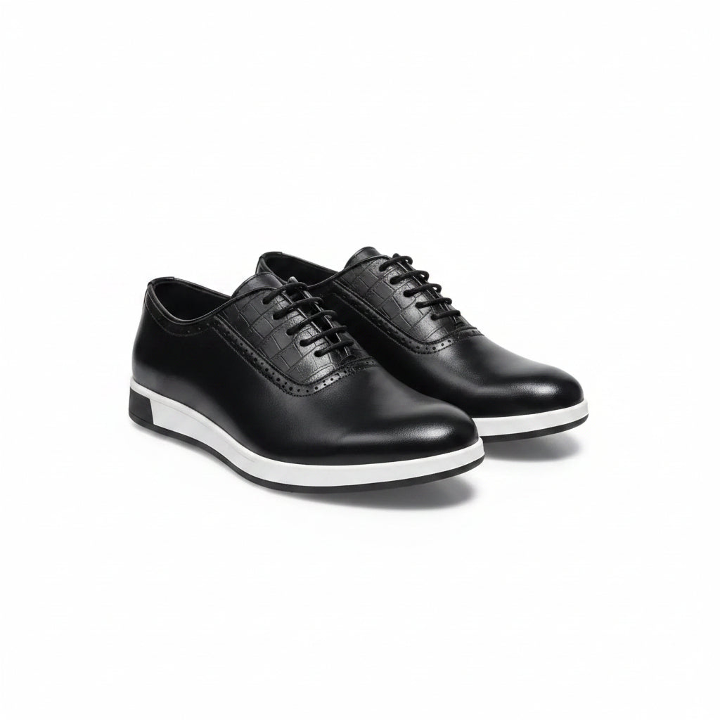 Men’s Smart Casual Leather Shoes – Modern Office & Weekend Wear_SLOGL18