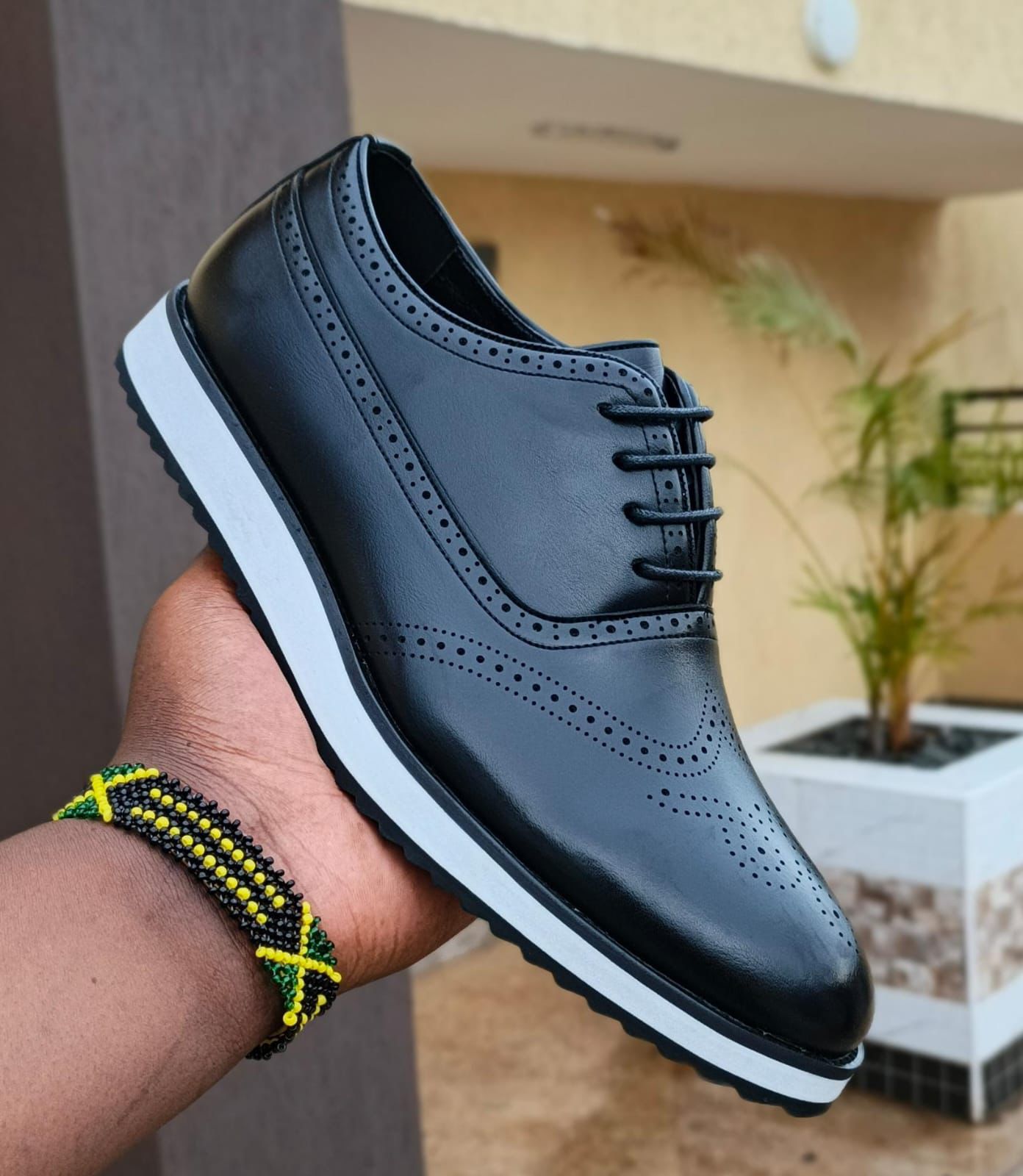 Brogue Hybrid Sneakers - Coffee and black
🔥 Official Meets Street - Best of Both Worlds