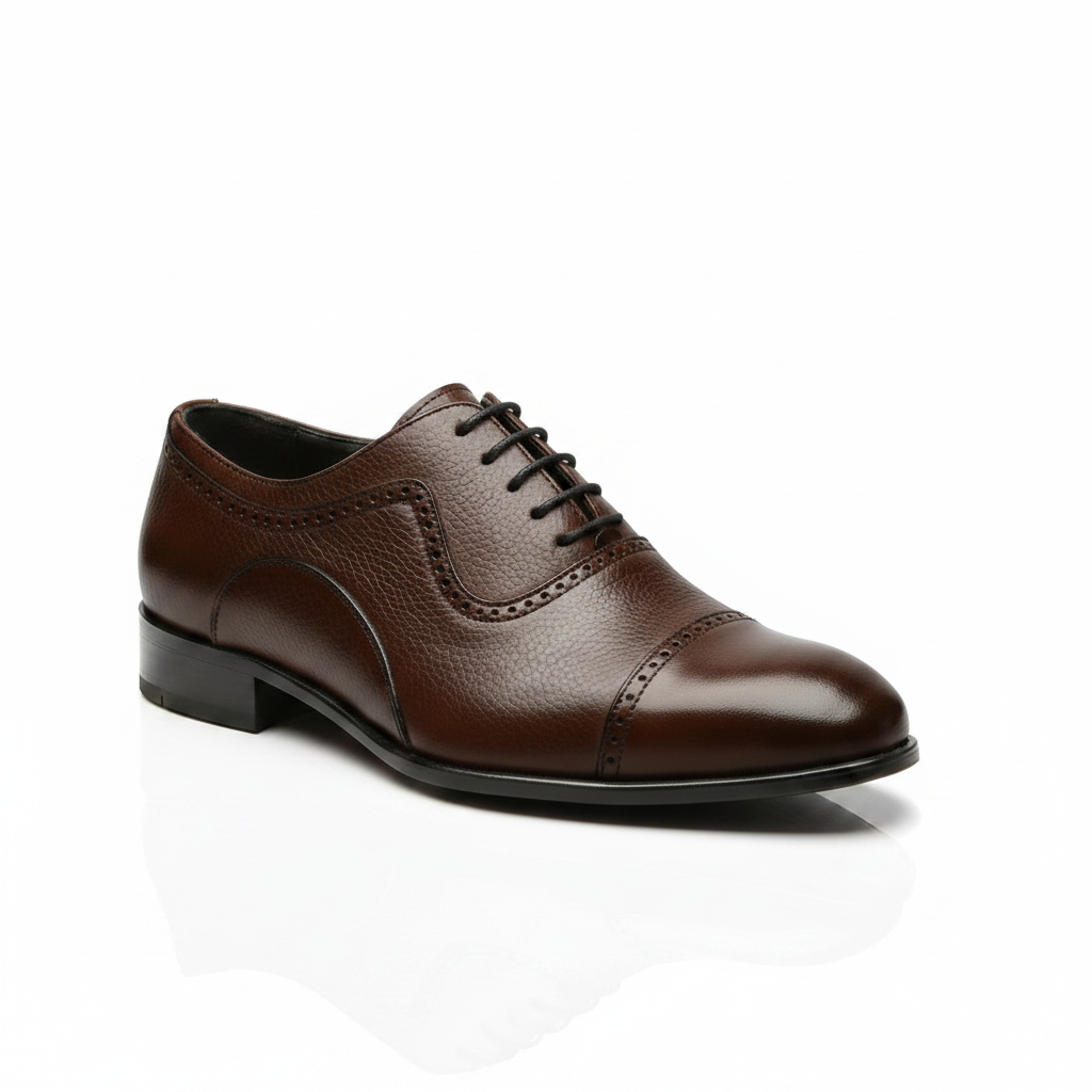 Men’s Classic Oxford Brogue Dress Shoes – Premium Leather Formal Office & Wedding Shoes