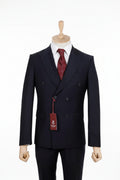 Slim Fit Double-Breasted Suit – Premium 2 Button, Two-Cut Formal Suit (Sizes 46–60)
